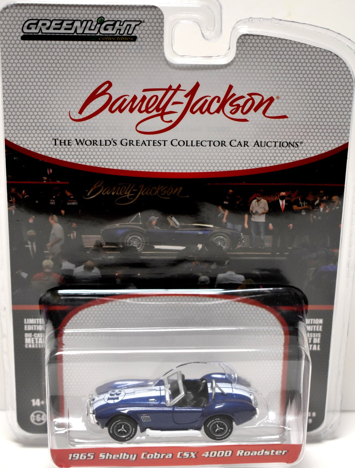 Greenlight Barrett Jackson - 1965 Shelby Cobra CSX 4000 Roadster