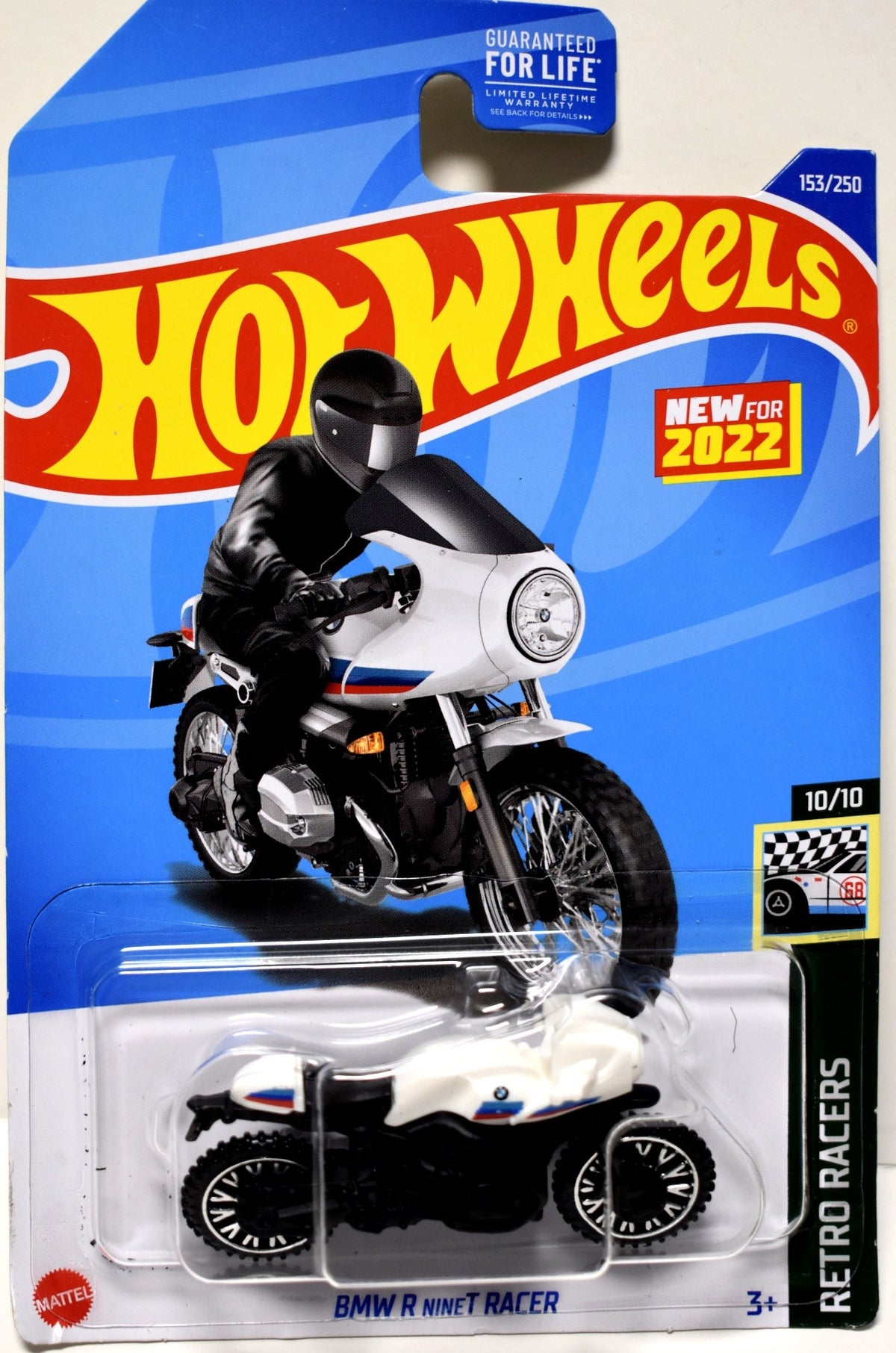 Hot Wheels - BMW R nineT Race Motorcycle (Black Wheels)