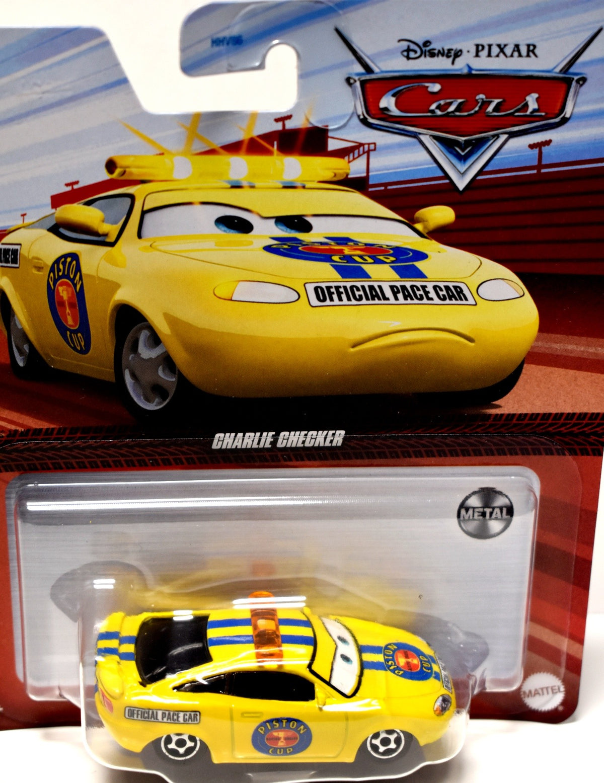 Disney Cars - Charlie Checker - Piston Cup Pace Car