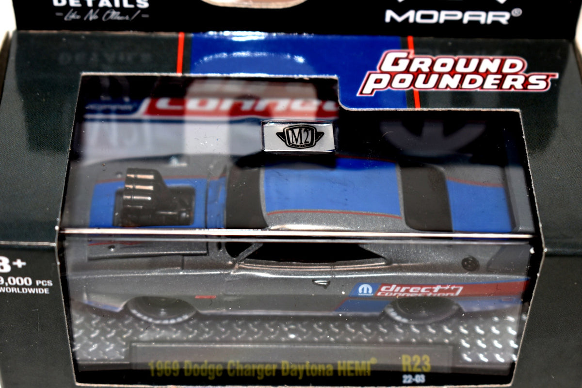 M2 Machines Ground Pounders - MOPAR Direct Connection 1969 Dodge Charger Daytona Hemi