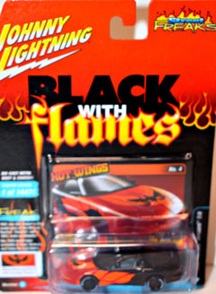 Johnny Lightning Black with Flames 1999 Pontiac Firebird Trans Am