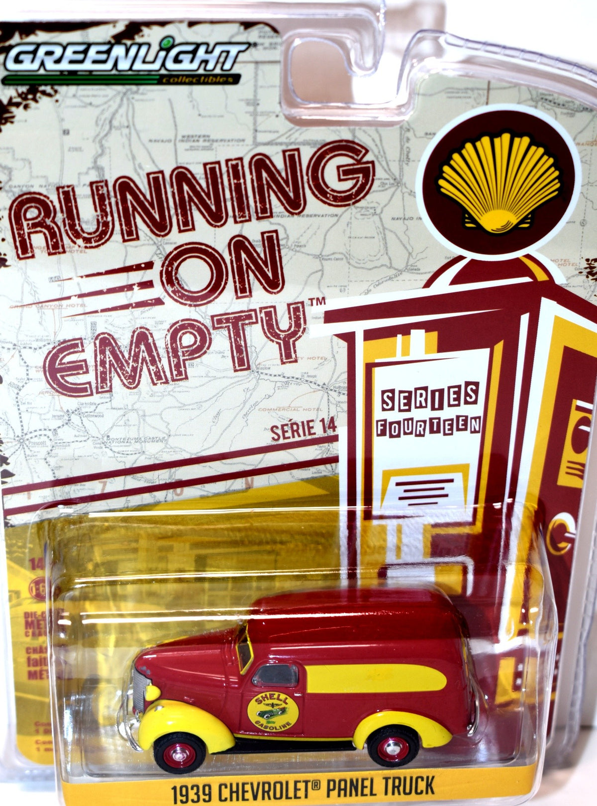Greenlight - Running on Empty -  Shell Oil - 1939 Chevrolet Panel Truck