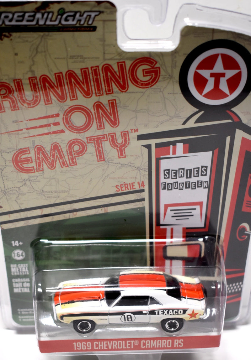 Greenlight - Running on Empty -  Texaco Racing - 1969 Chevrolet Camaro RS Road Racer
