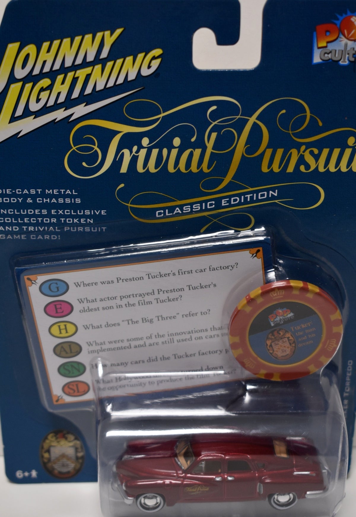 Johnny Lightning Pop Culture - Trivial Pursuit - 1948 Tucker Torpedo
