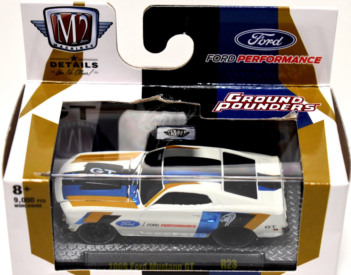 M2 Machines Ground Pounders - 1969 Ford Mustang GT