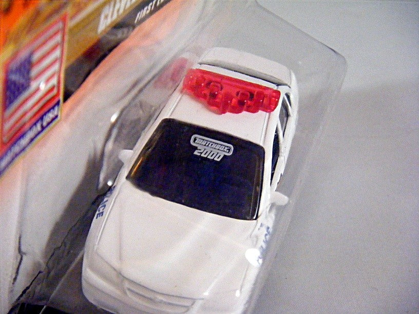 Matchbox 2000 Millennium Logo Chase Series Chevy Impala Police Car