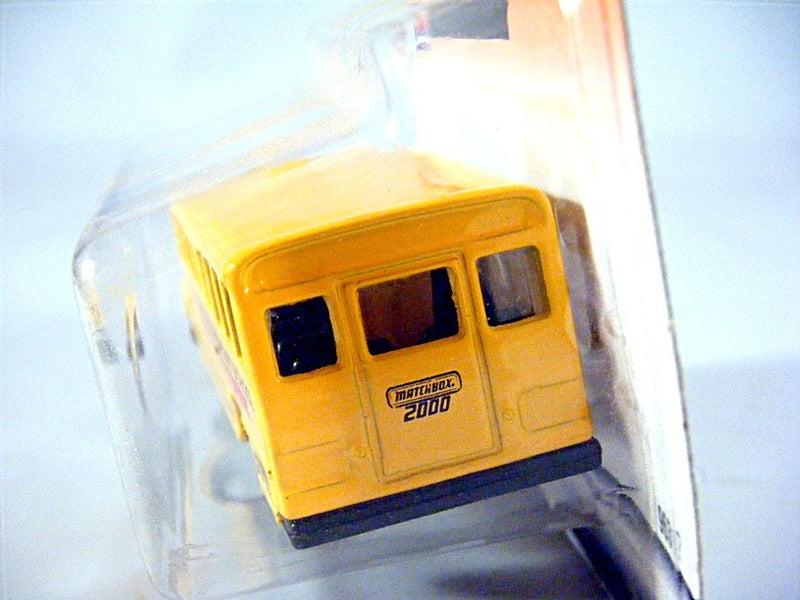 Matchbox 2000 Millennium Logo Chase Series St Thomas Elementary School Bus