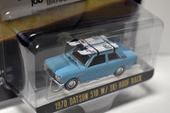 Greenlight Vintage Auto Ads - 1970 Datsun 510 w/ Ski Rack