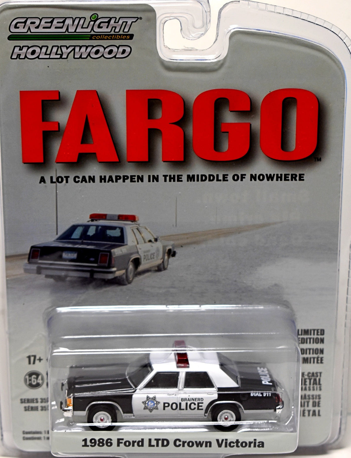 Greenlight Hollywood - Fargo - 1986 Ford LTD Crown Victoria Police Patrol Car