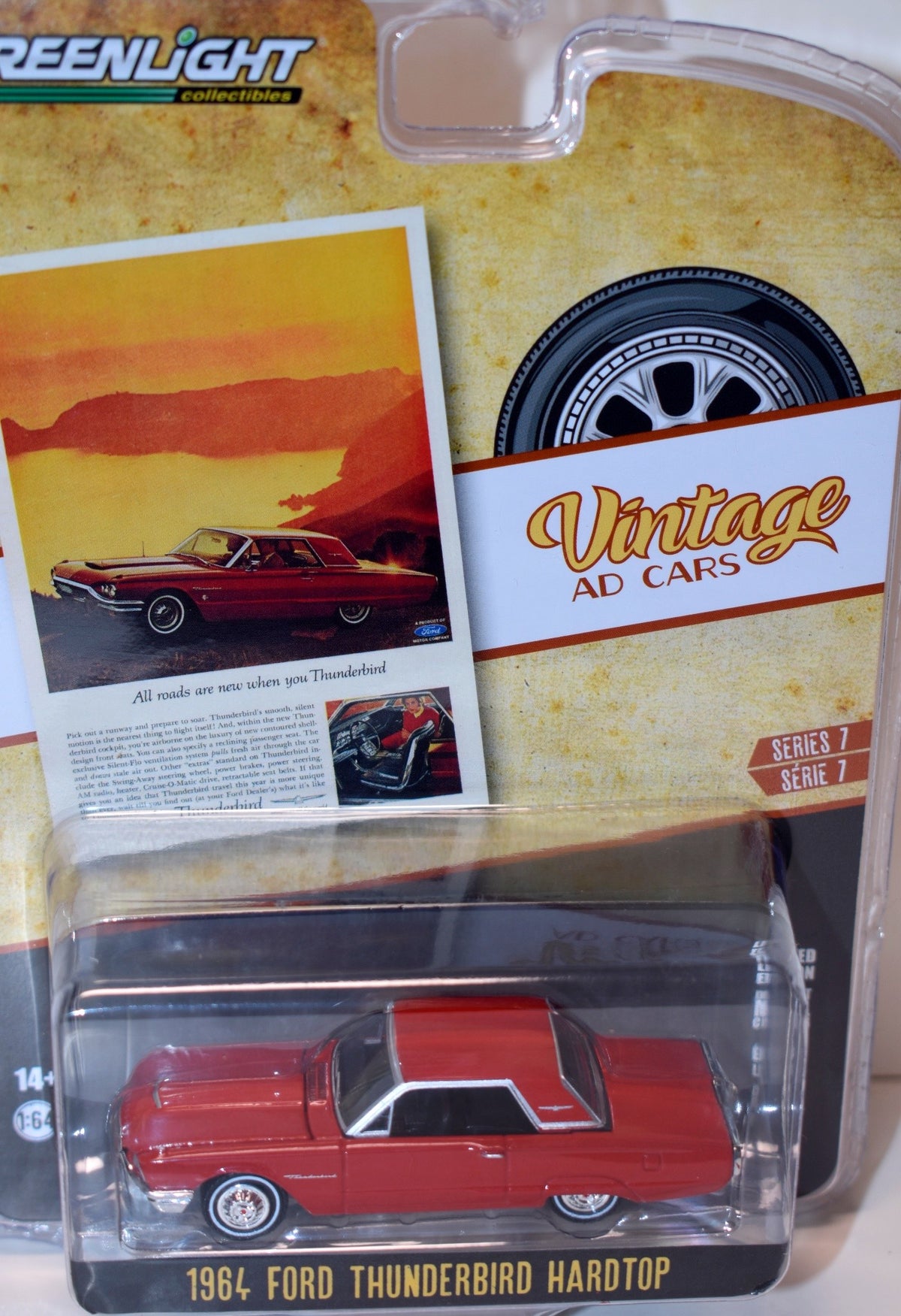 Greenlight Vintage Auto Ads - 1964 Ford Thunderbird Hardtop
