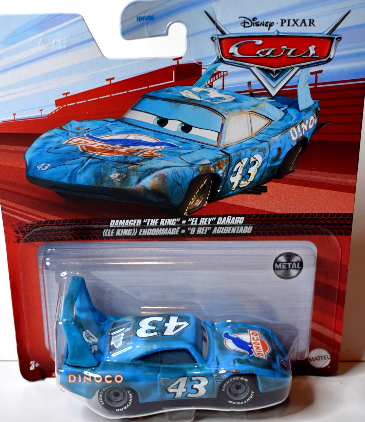 Disney CARS -  Race damaged The King Plymouth Superbird