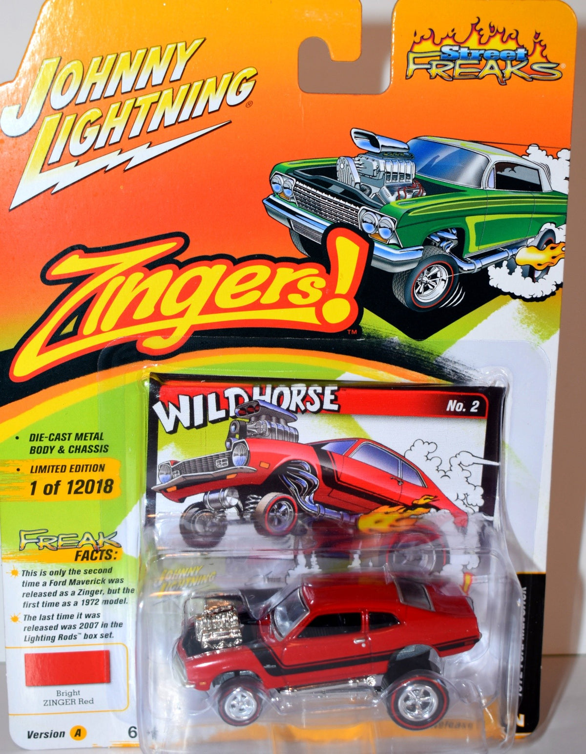 Johnny Lightning Street Freaks - Zingers - Wild Horse - Ford Maverick