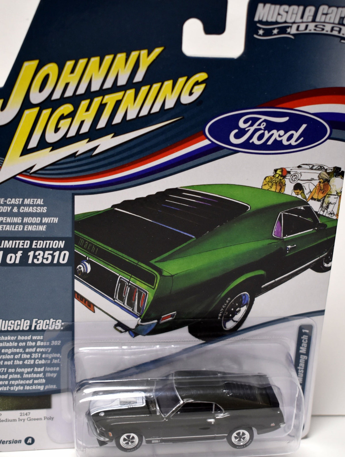 Johnny Lightning Muscle Cars USA  - 1970 Ford Mustang Mach 1