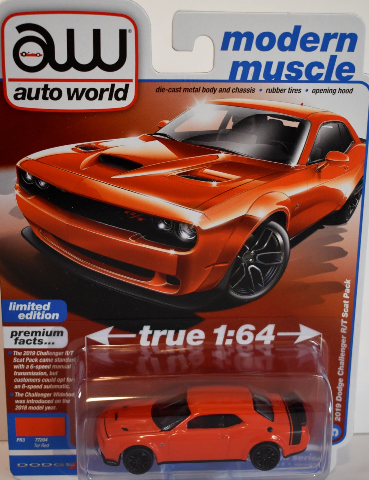 Auto World - 2019 Dodge Challenger R/T Scat Pack