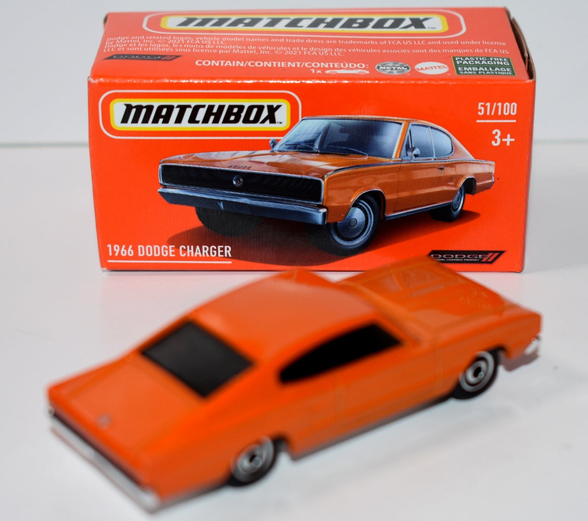 Matchbox  Power Grabs 1966 Dodge Charger
