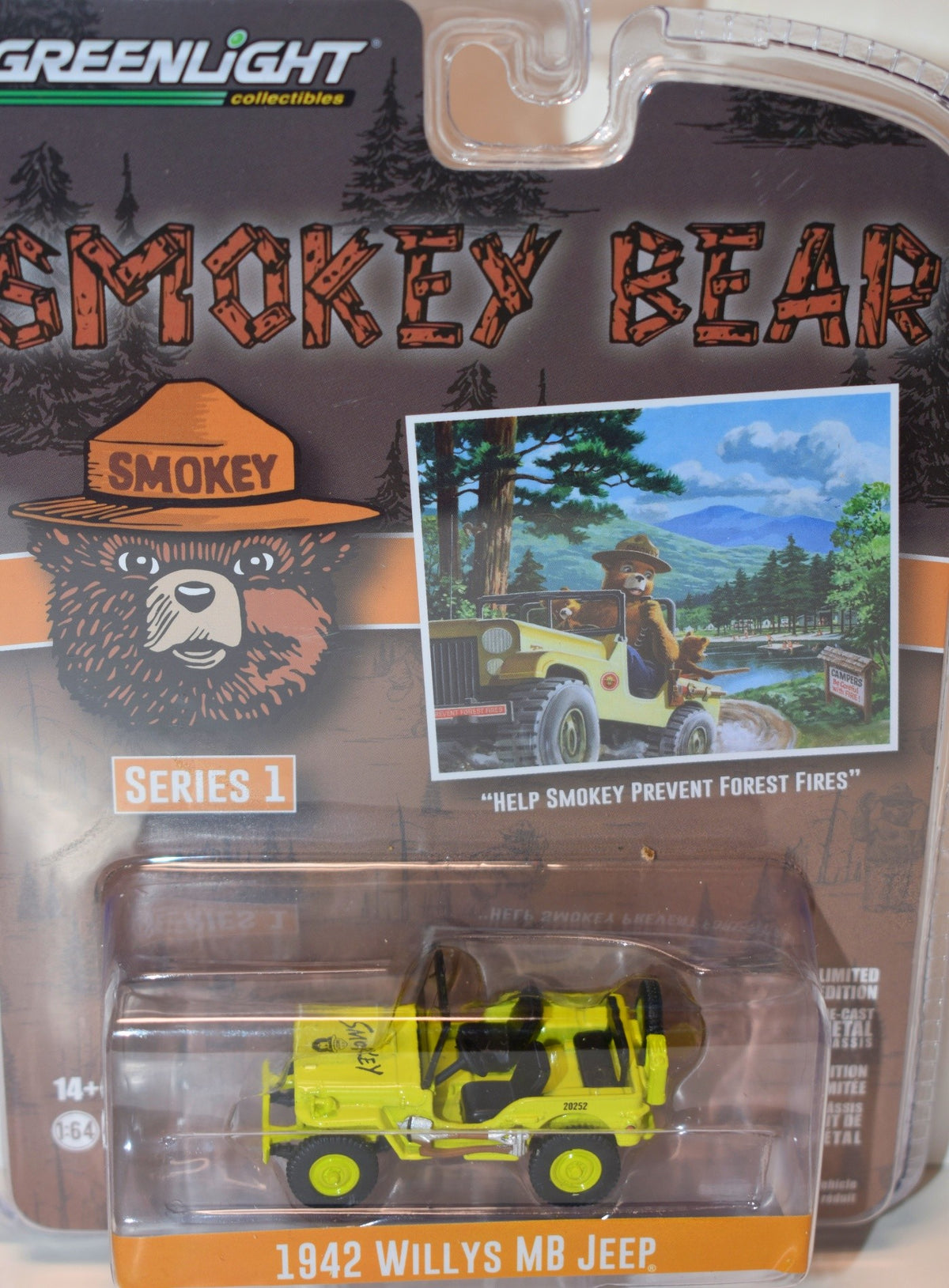 Greenlight - Smokey Bear - 1942 Willys Jeep