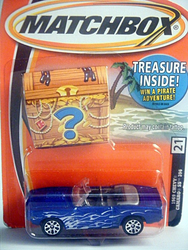 Matchbox 1969 Chevrolet Camaro SS-396 Convertbile