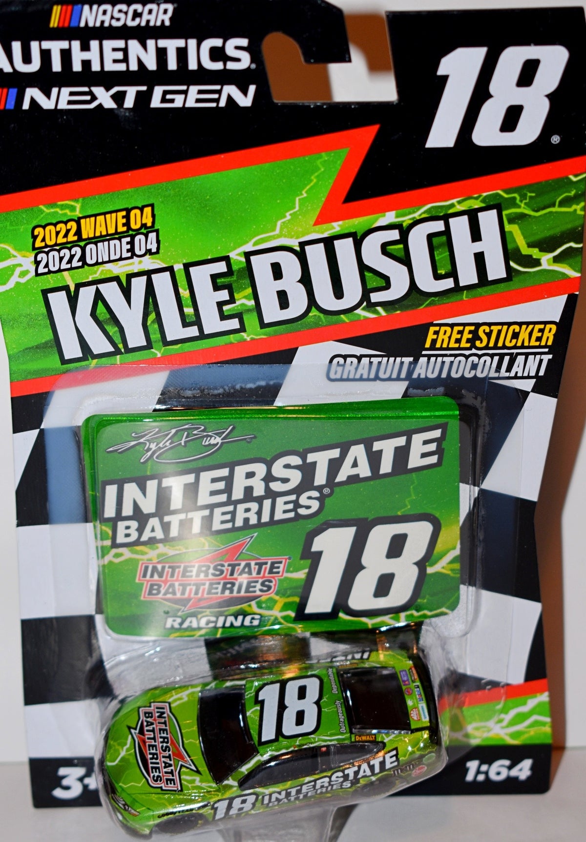 NASCAR Authentics - Joe Gibbs Racing - Kyle Busch Interstate Batteries Toyota Camry