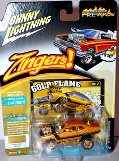 Johnny Lightning Street Freaks - Zingers - Gold Flame - Ford Maverick