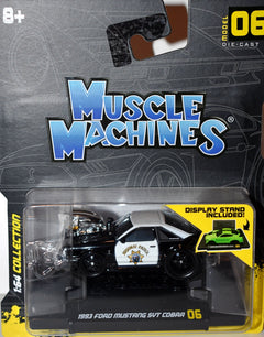 Muscle Machines -  1993 Fox Body Ford Mustang SVT Cobra Police Patrol Car
