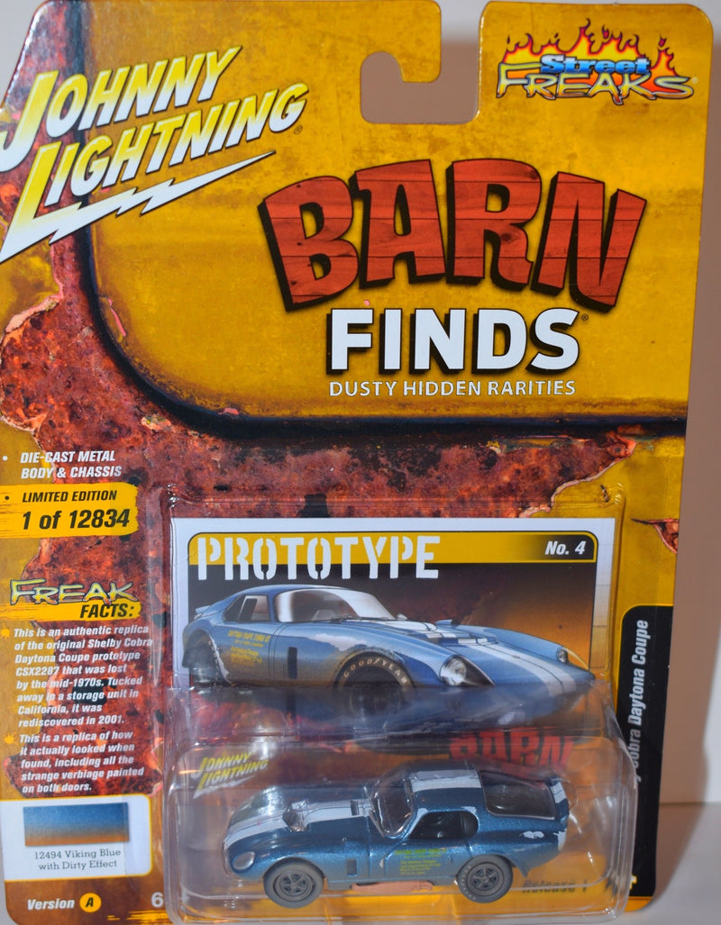Johnny Lightning -  Street Freaks - Barn Finds - CSX2287 Shelby Daytona Coupe