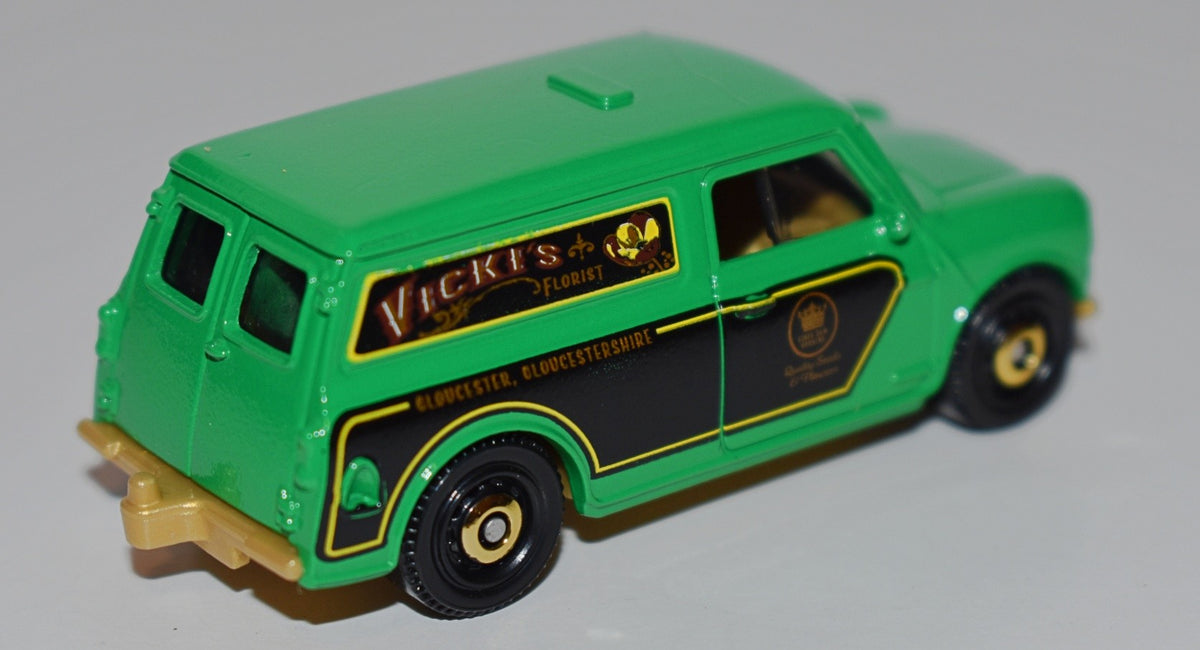 Matchbox  Vicki's Florist 1965 Austin Mini Panel Van
