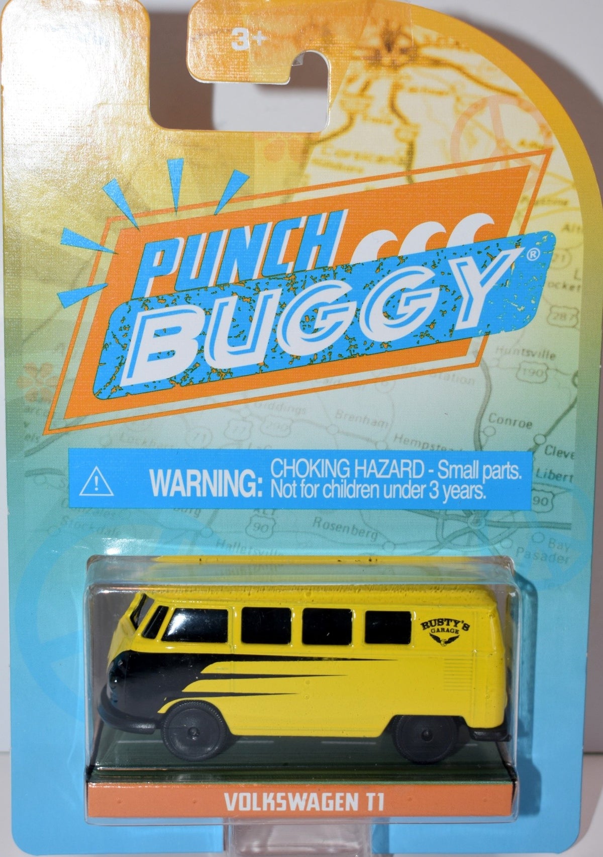 Jada - Punch Buggy-Slug Bug -  Rusty's Garage Volkswagen T1 MicroBus