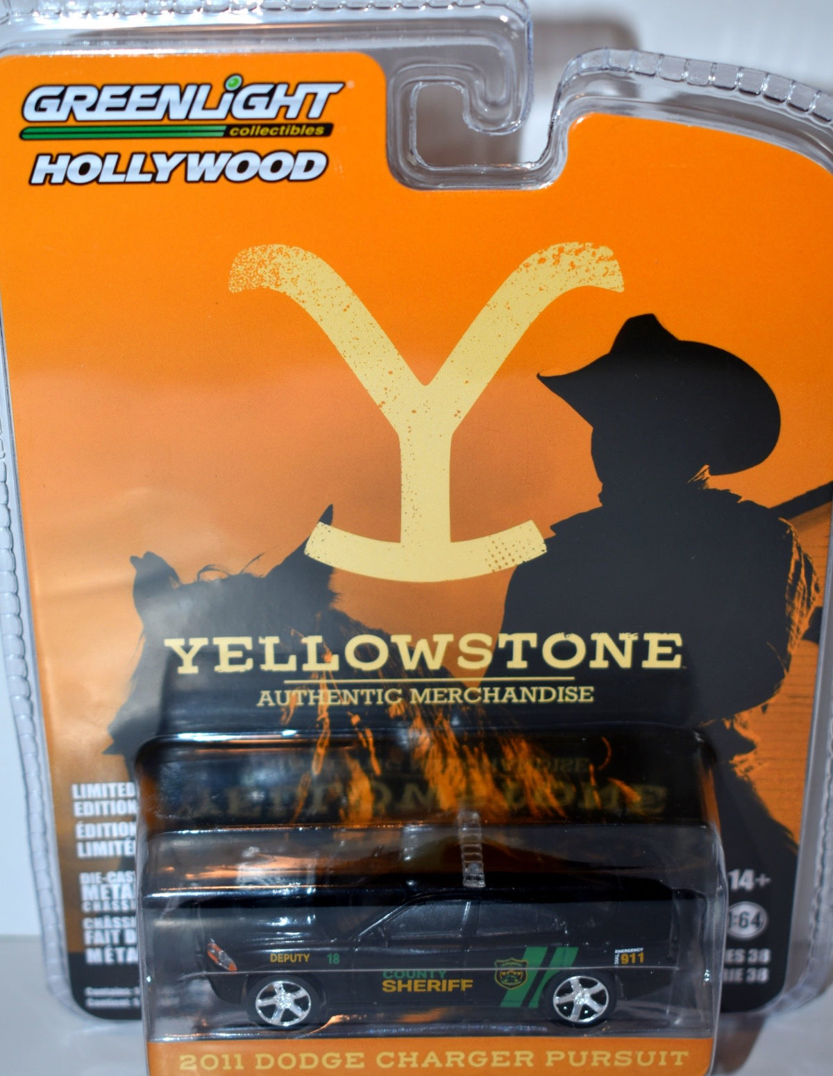 Greenlight Hollywood - Yellowstone - 2011 Dodge Charger Police Patrol Car