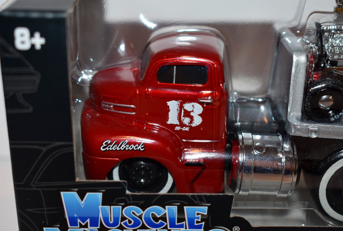 Muscle Machines  - Muscle Transports - 1950 Ford Flatbed COE & 32 Ford Deuce Roadster