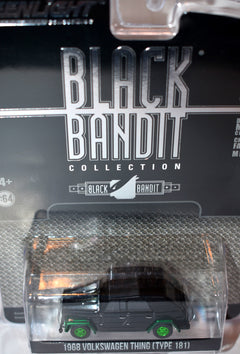 Greenlight - Rare Black Bandit Green Machine Chase Car - 1968 Volkswagen Thing (Type 181)