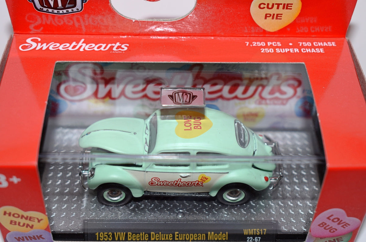 M2 Machines - Sweethearts - 1953 Volkswagen Beetle Deluxe European Model