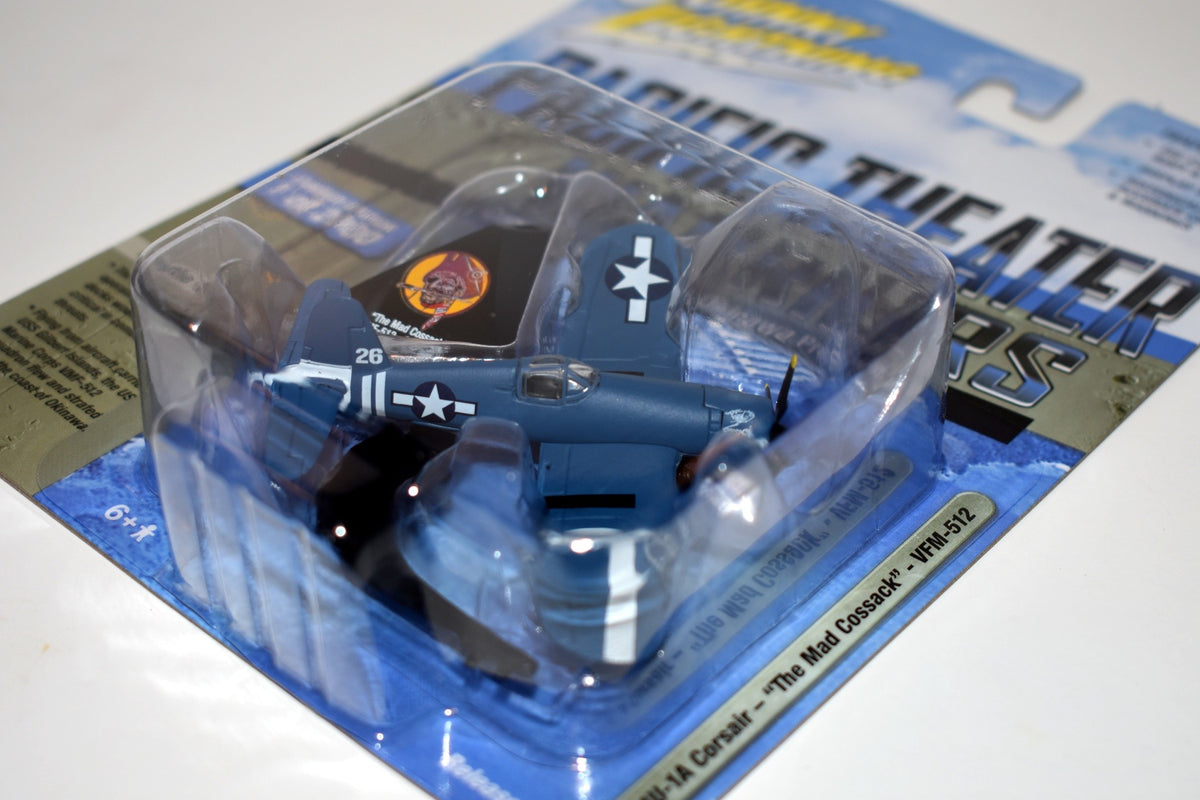 Johnny Lightning - Pacific Theater Warriors - F49-1A Corsair - The Mad Cossack - VFM-512