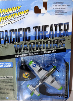 Johnny Lightning - Pacific Theater Warriors - Iwo Jima - P51 Mustang - North American Aviation