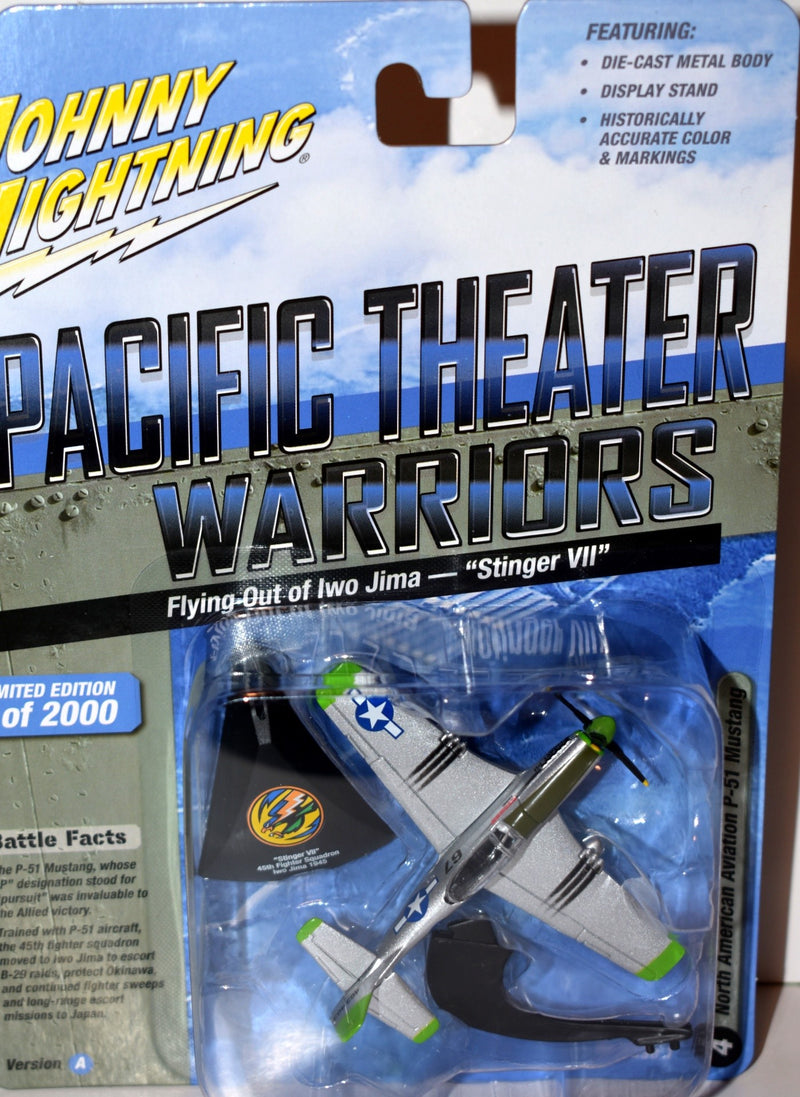 Johnny Lightning - Pacific Theater Warriors - Iwo Jima - P51 Mustang - North American Aviation