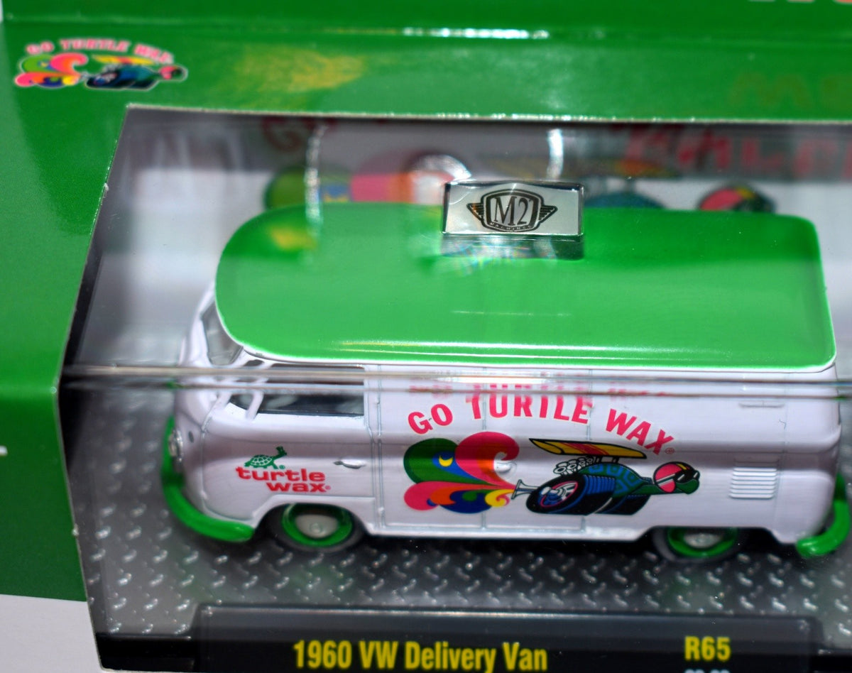 M2 Machines Detroit Muscle Turtle Wax 1960 VW Delivery Van