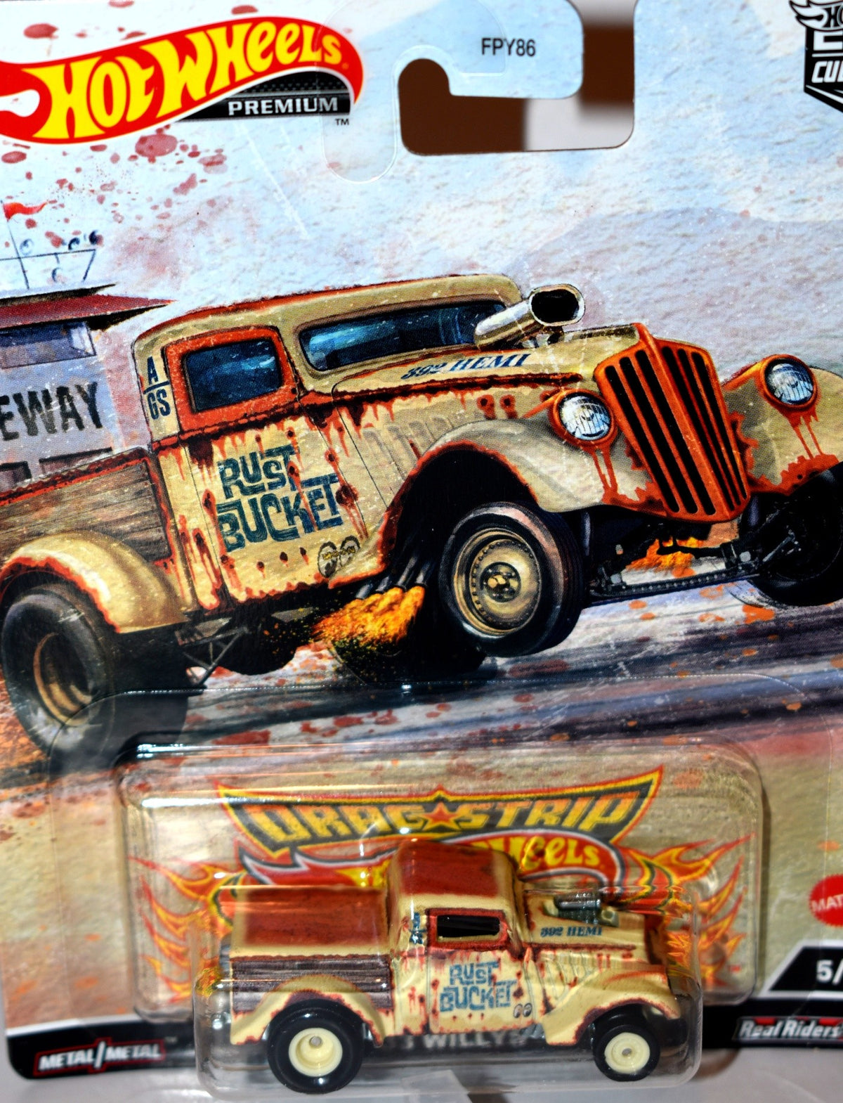 Hot Wheels Dragstrip Demons - Rust Bucket - 1933 Willys Pickup Gasser