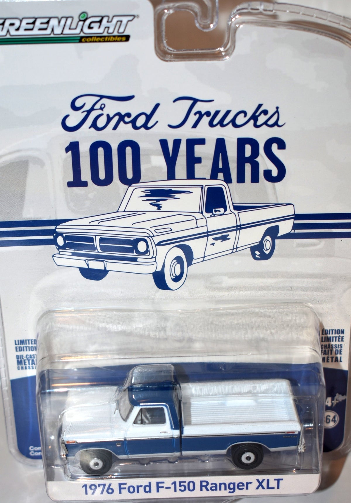 Greenlight Anniversary Series -100th Anniversary 1976 Ford F-150 Ranger XLT Pickup Truck
