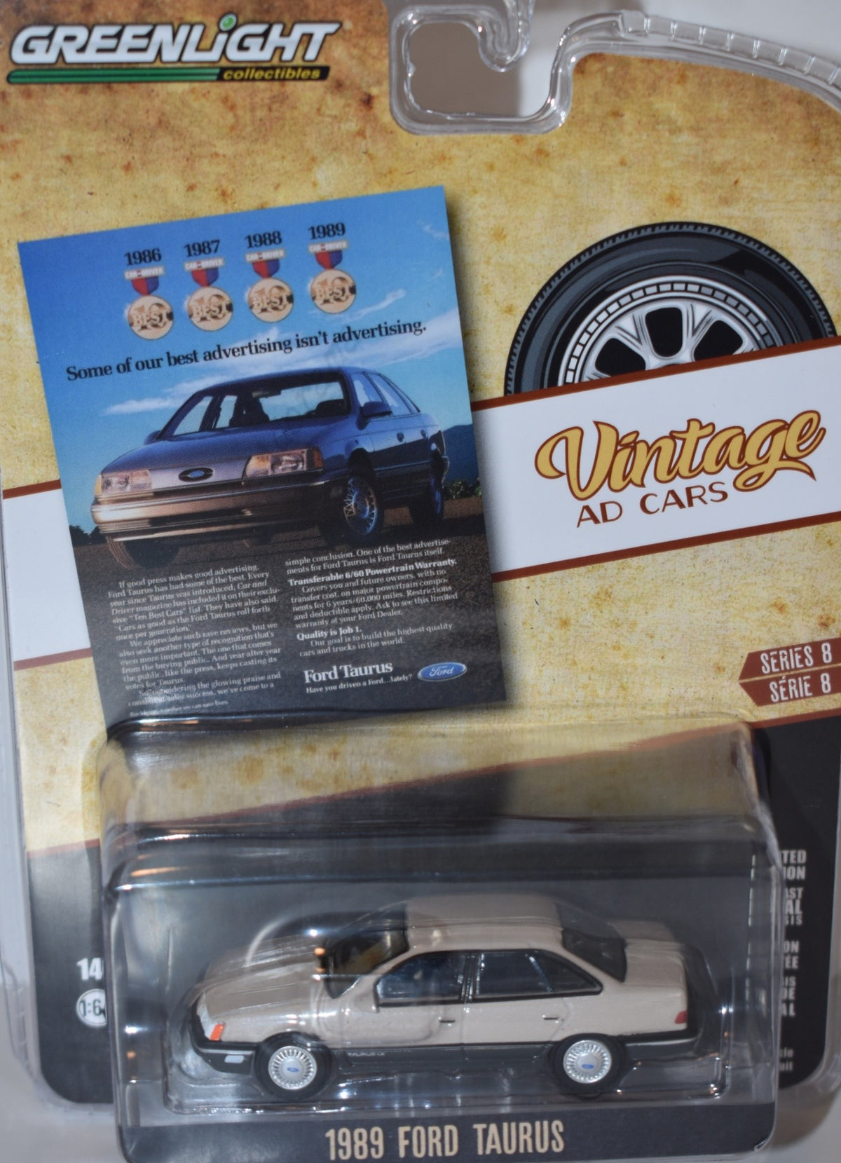 Greenlight Vintage Auto Ads - 1989 Ford Taurus Sedan