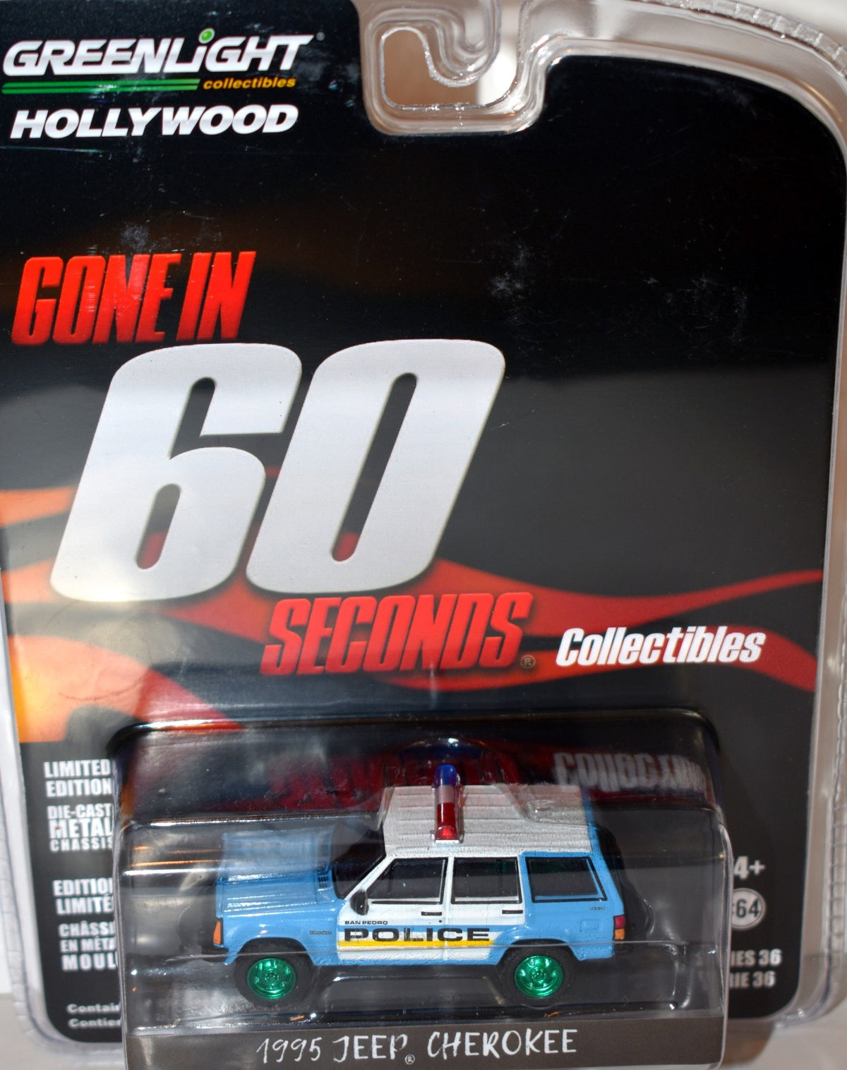 Greenlight Hollywood - Green Machine Chase - Gone in 60 Seconds  1995 Jeep Cherokee Police Truck
