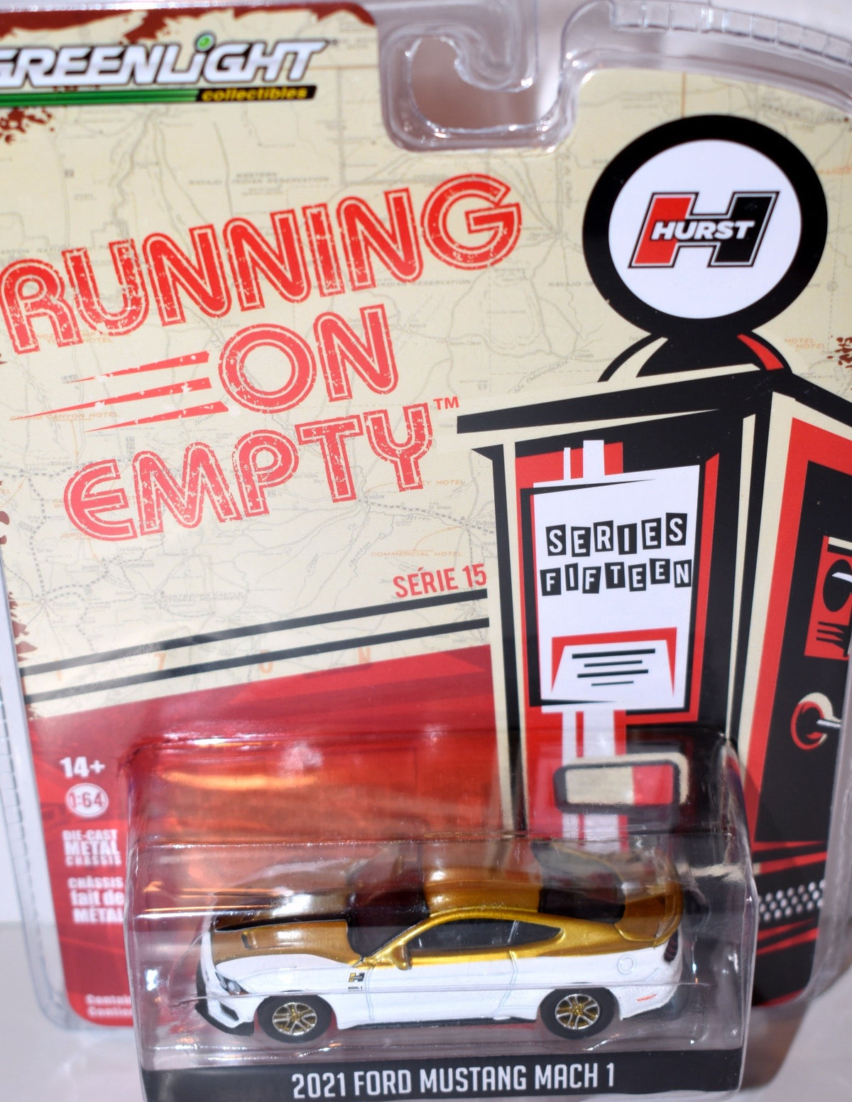 Greenlight - Running on Empty -  Hurst Edition  - 2021 Ford Mustang Mach 1