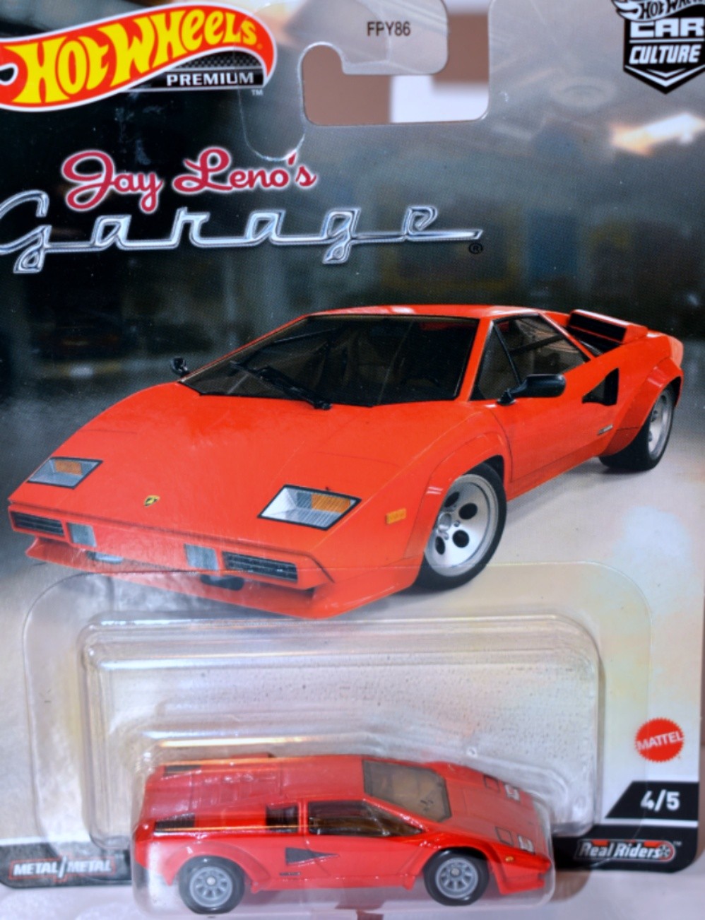 Hot Wheels - Premium - Jay Leno's Garage - Lamborghini Countach LP 5000 QV