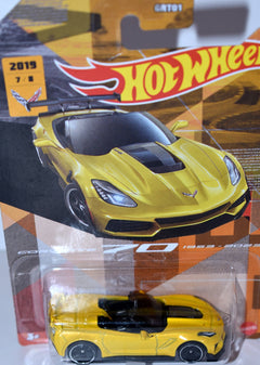 Hot Wheels - Corvette 70th Anniversary set - 2019 Chevy Corvette ZR1 Convertible