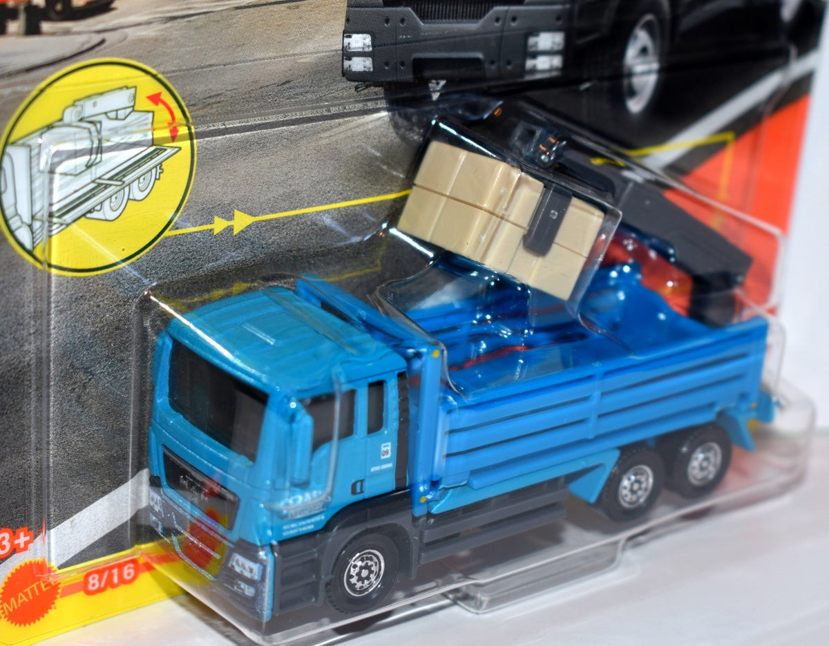 Matchbox Working Rigs: MAN TGS Cargo Hauler with boom