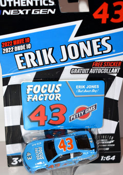 Lionel NASCAR Authentics - Erik Jones Petty Blue Focus Factor Chevy Camaro