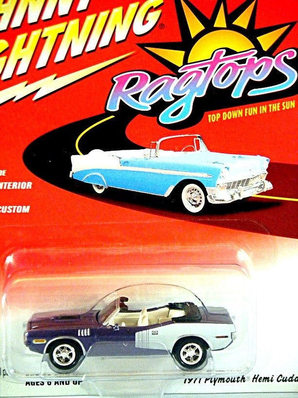 Johnny Lightning Ragtops - 1971 Plymouth Hemi Cuda Convertible