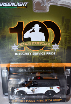 Greenlight Anniversary Series -100th Anniversary Illinois State Police - 2022 Ford Police Interceptor Utility