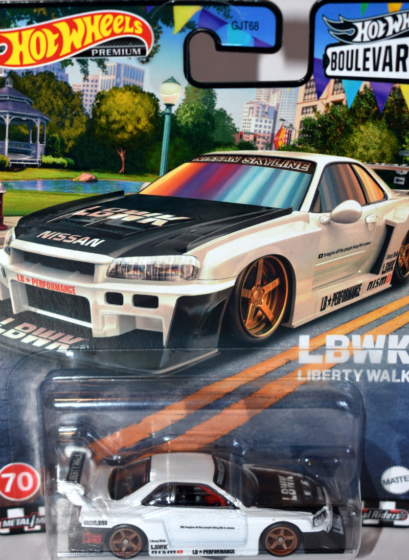 Hot Wheels - Premium - Boulevard - LibertyWalk LB-ER34 Super Silhouette Nissan Skyline