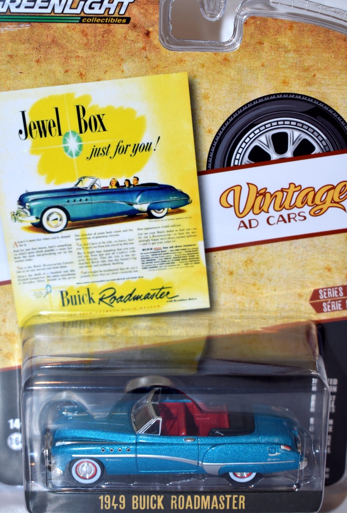 Greenlight Vintage Auto Ads - 1949 Buick Roadmaster Convertible