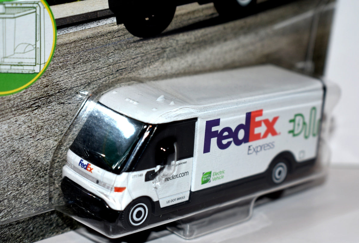 Matchbox Working Rigs - GM Brightdrop Zevo 600 EV Fedex Delivery Truck