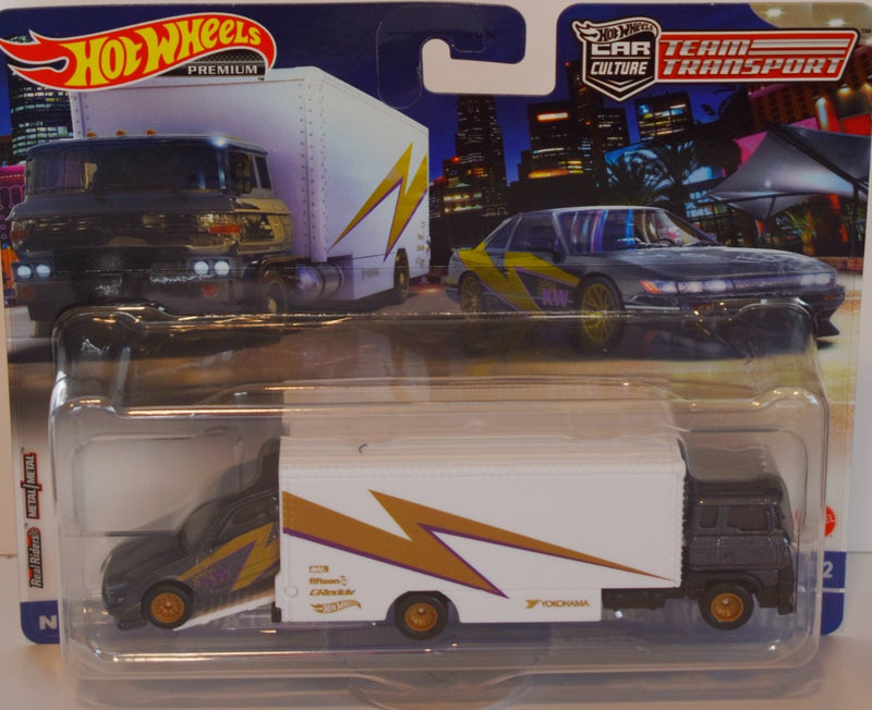 Hot Wheels Car Culture - Team Transport - Nissan Silva (S13) & Sakura Sprinter